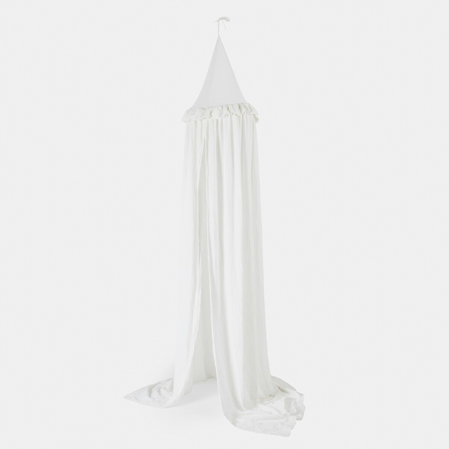 crema Baldacchino crema in tessuto leggero, decorazione elegante per la camera e protezione dagli insetti