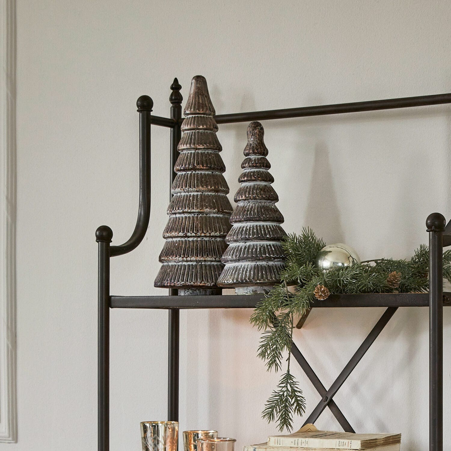 Coppia di alberelli decorativi Clarmond