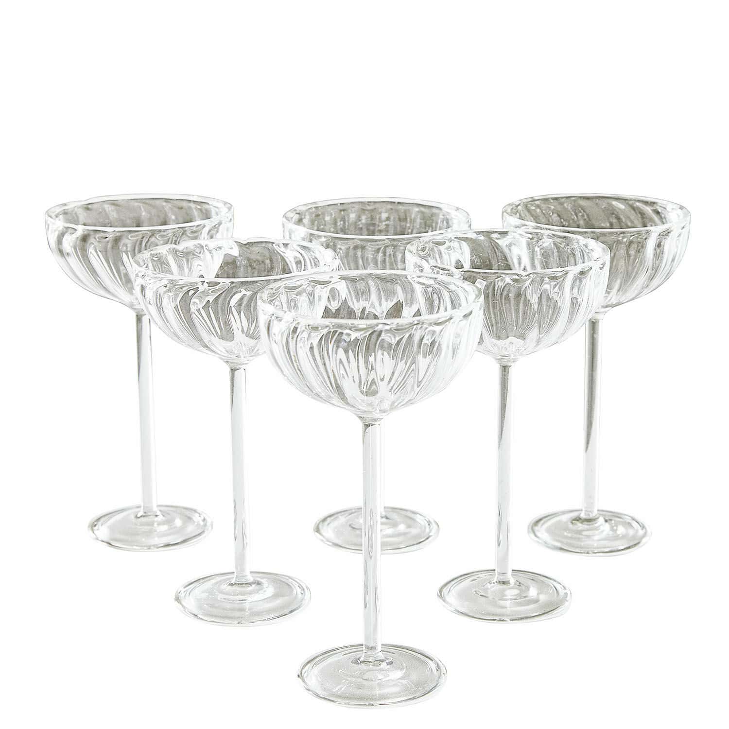 Set di 6 bicchieri Bavella
