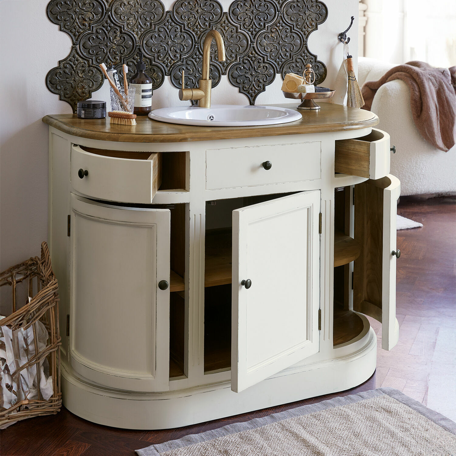 Mobile con lavabo Louisiana
