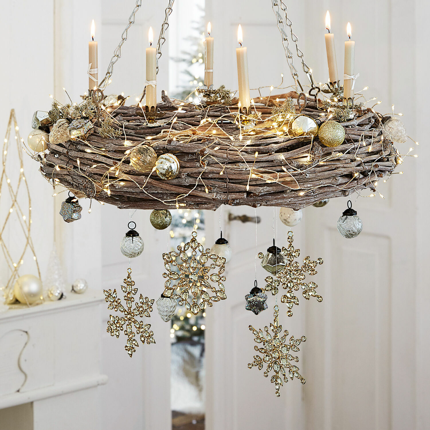 Set di 4 decorazioni natalizie Gaillon