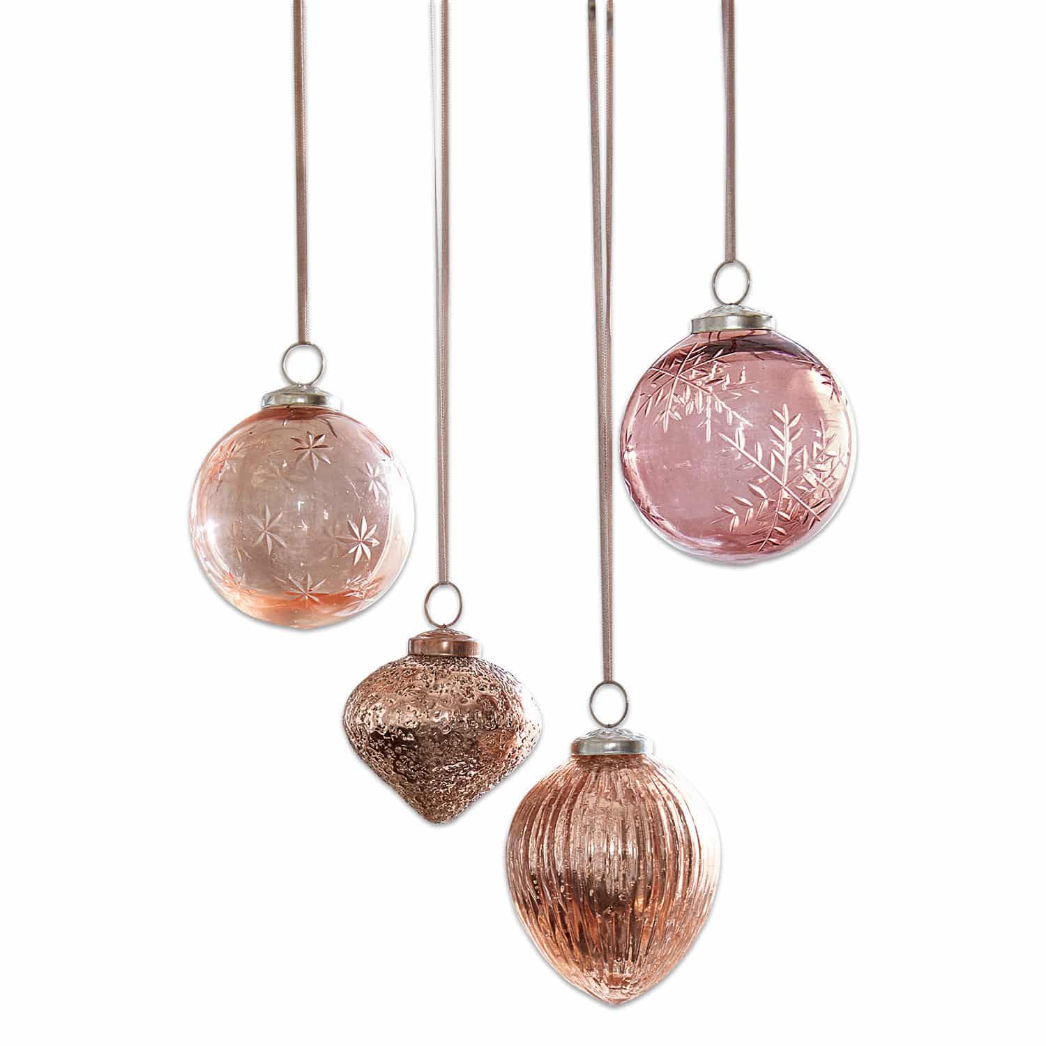 Set di 4 decorazioni natalizie Katie