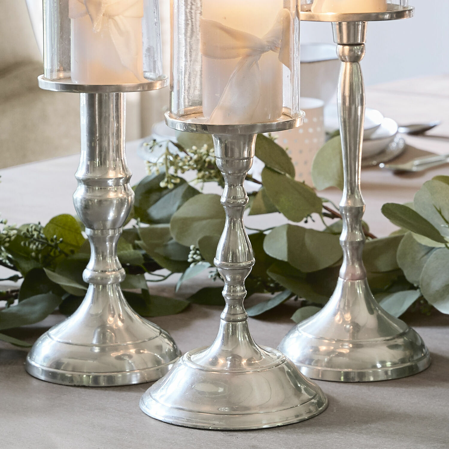 Set di 3 candelieri Vitia