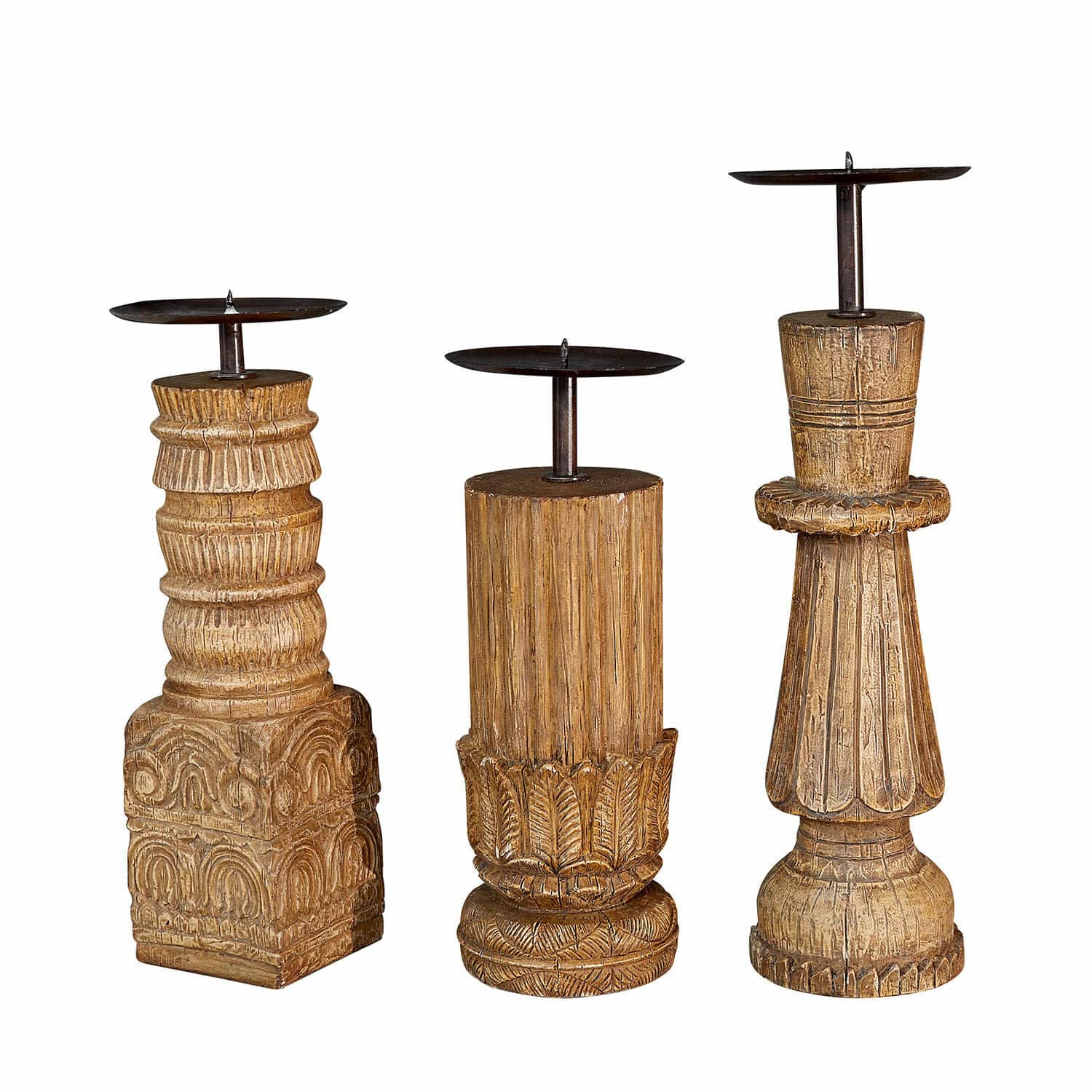Set di 3 candelieri Zahirah