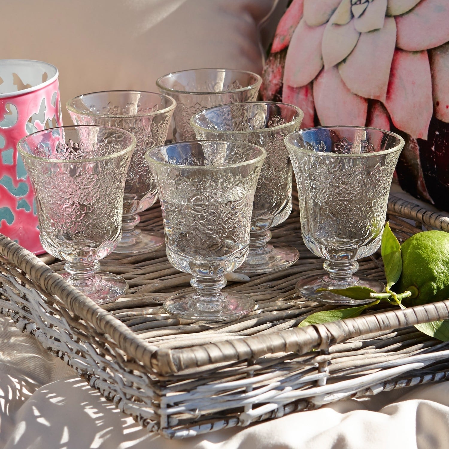 Set di 6 bicchieri per acqua Abèle