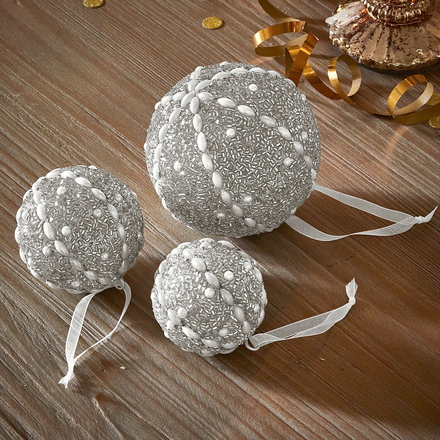 Set di 3 palline di Natale Maelvik