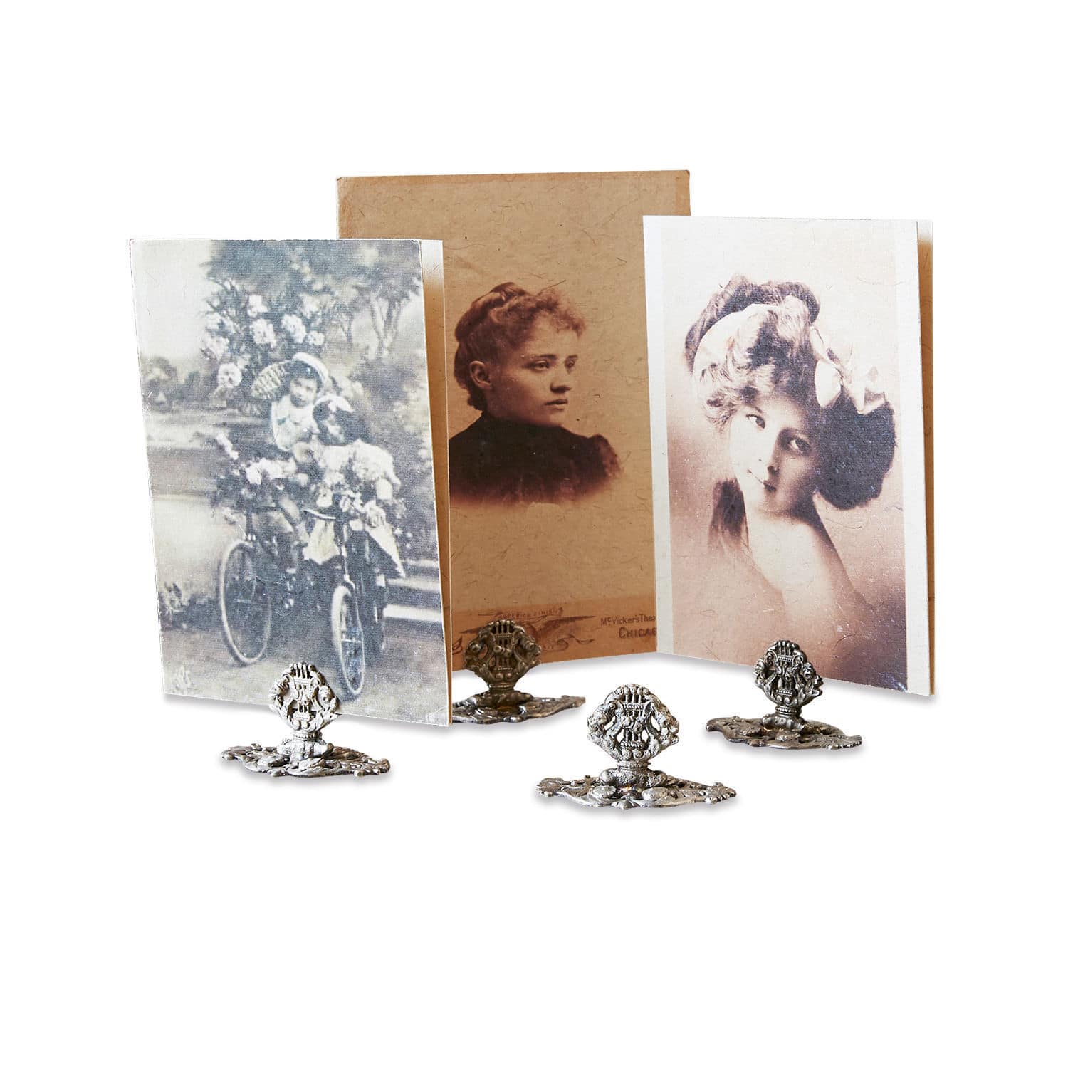 Set di 4 porta biglietti Nilsia