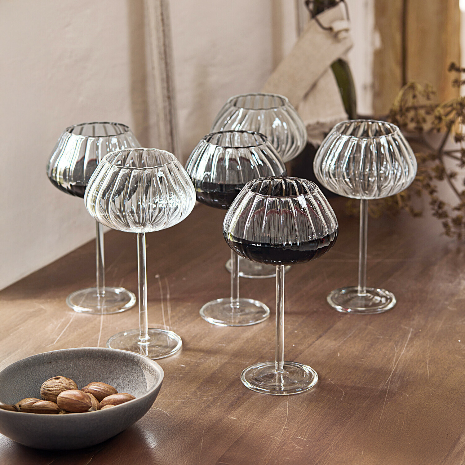 Set di 6 bicchieri da vino Minou