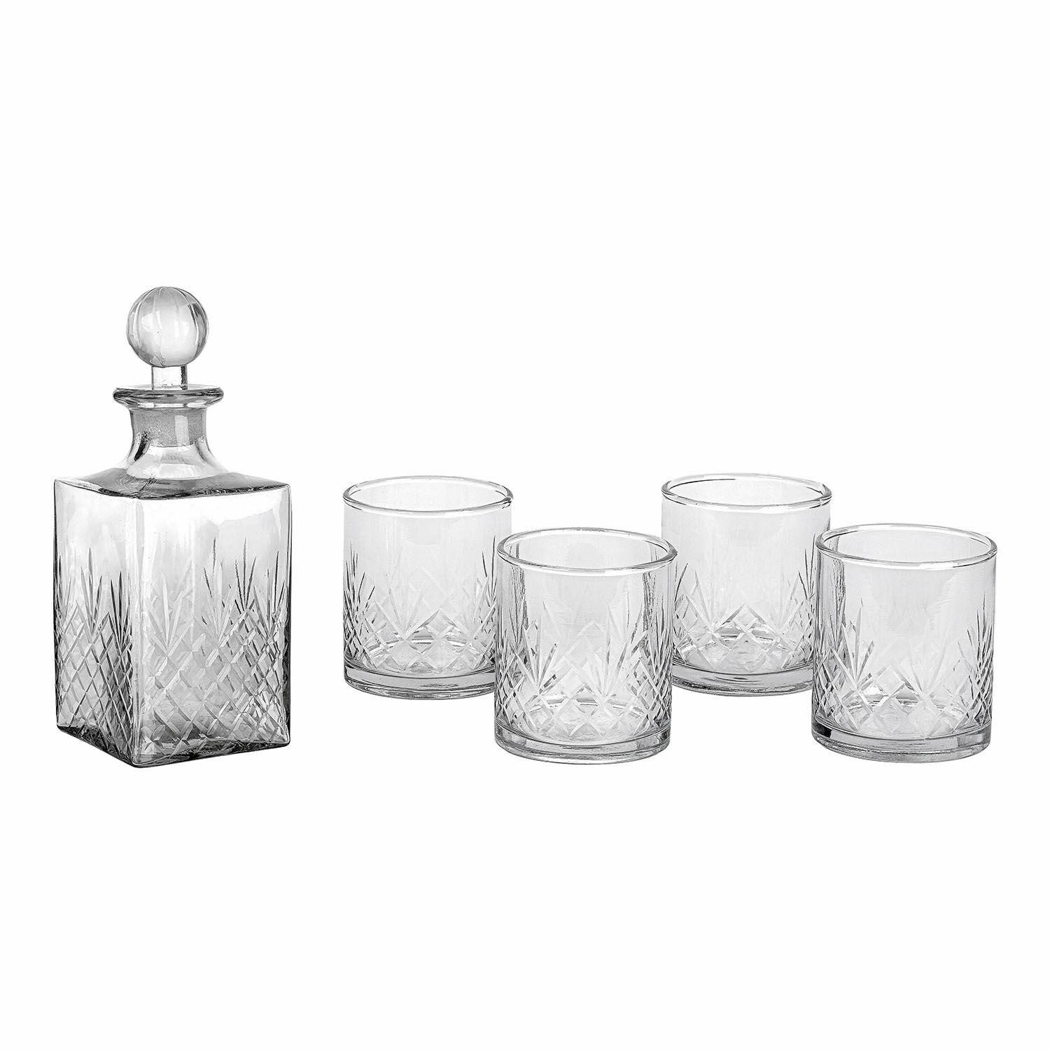 Set di 4 bicchieri con caraffa Kerrington