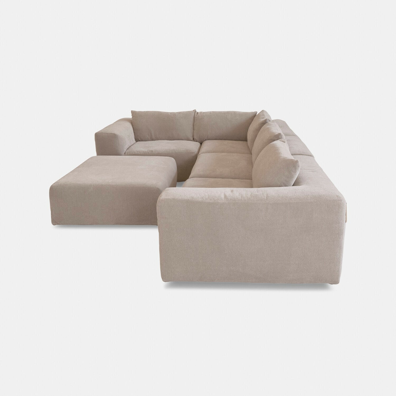 Divano modulare con pouf Northcombe