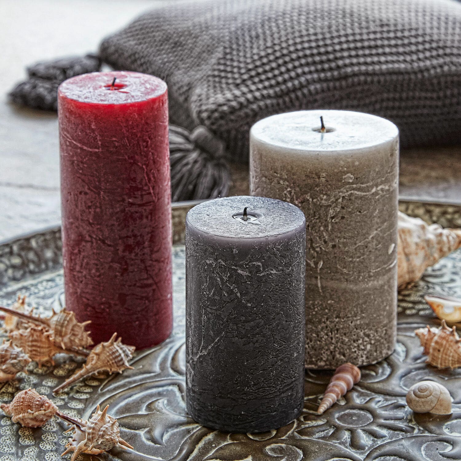 Set di 3 candele Pretin