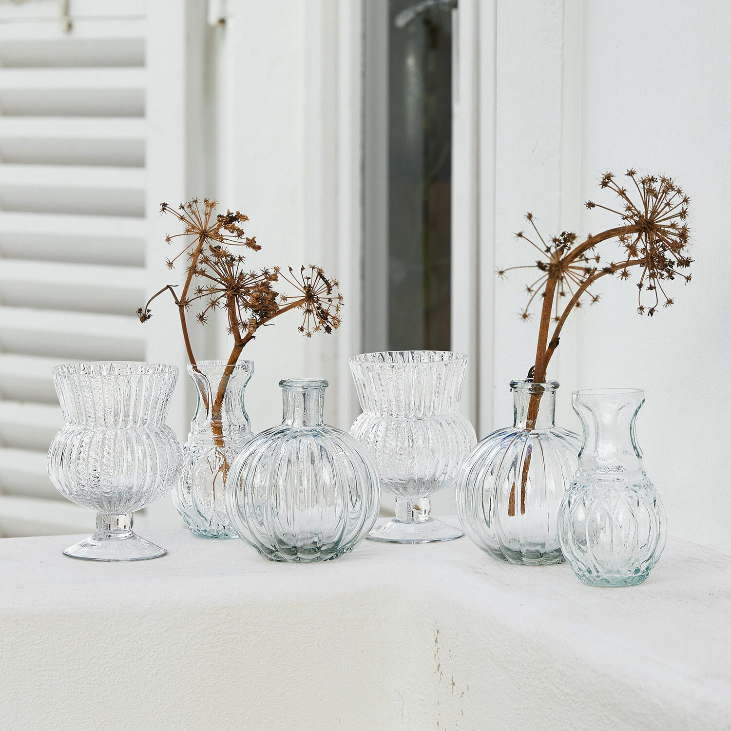 Set di sei vasetti Amber