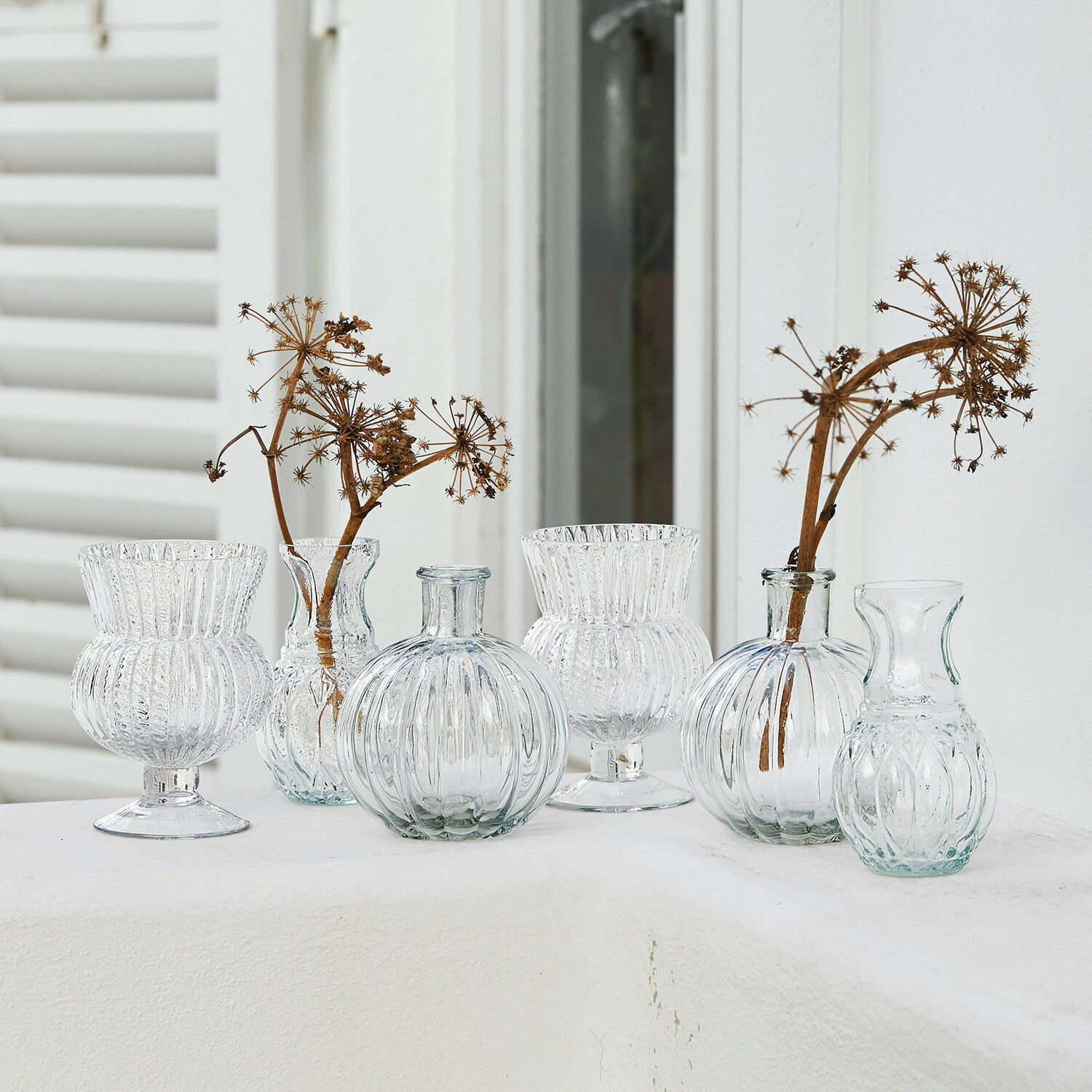 Set di sei vasetti Amber