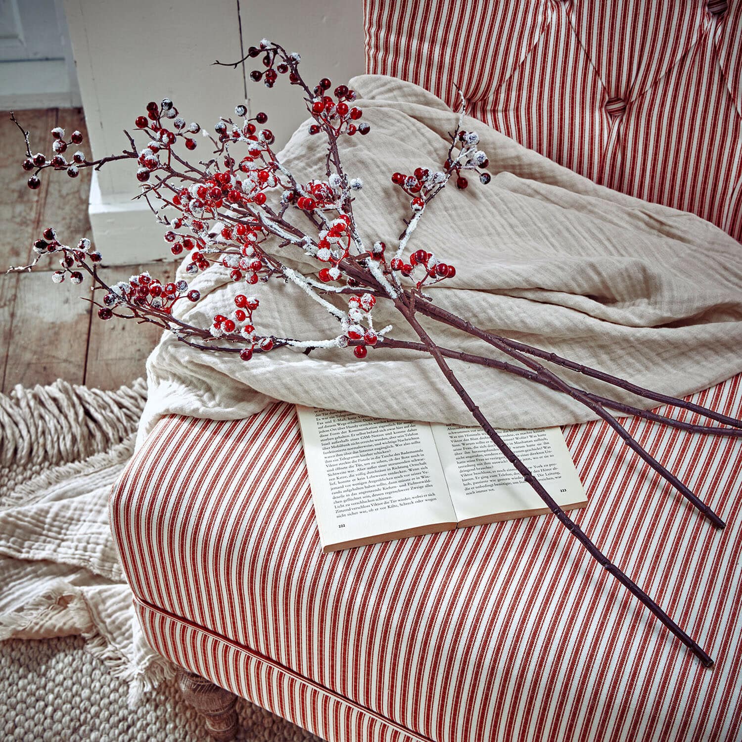 Set di 4 rami decorativi Seravas