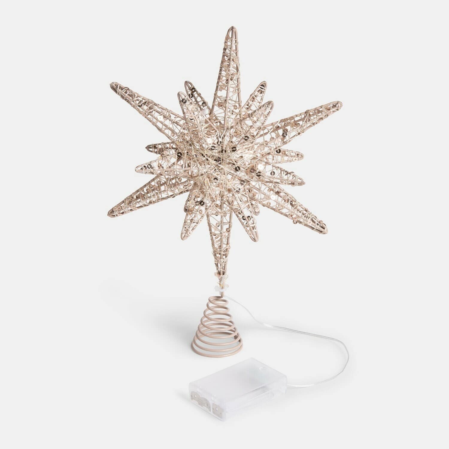 Puntale per albero di Natale a LED Aurellith