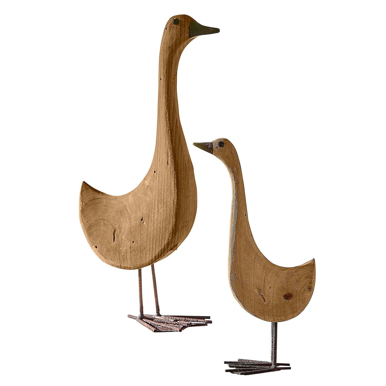 Coppia di oche decorative Amiraz
