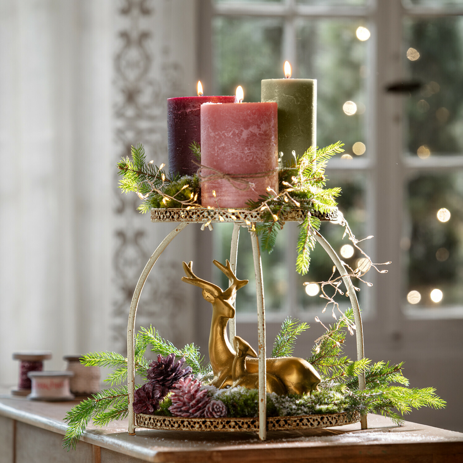 Set di 3 candele Salis