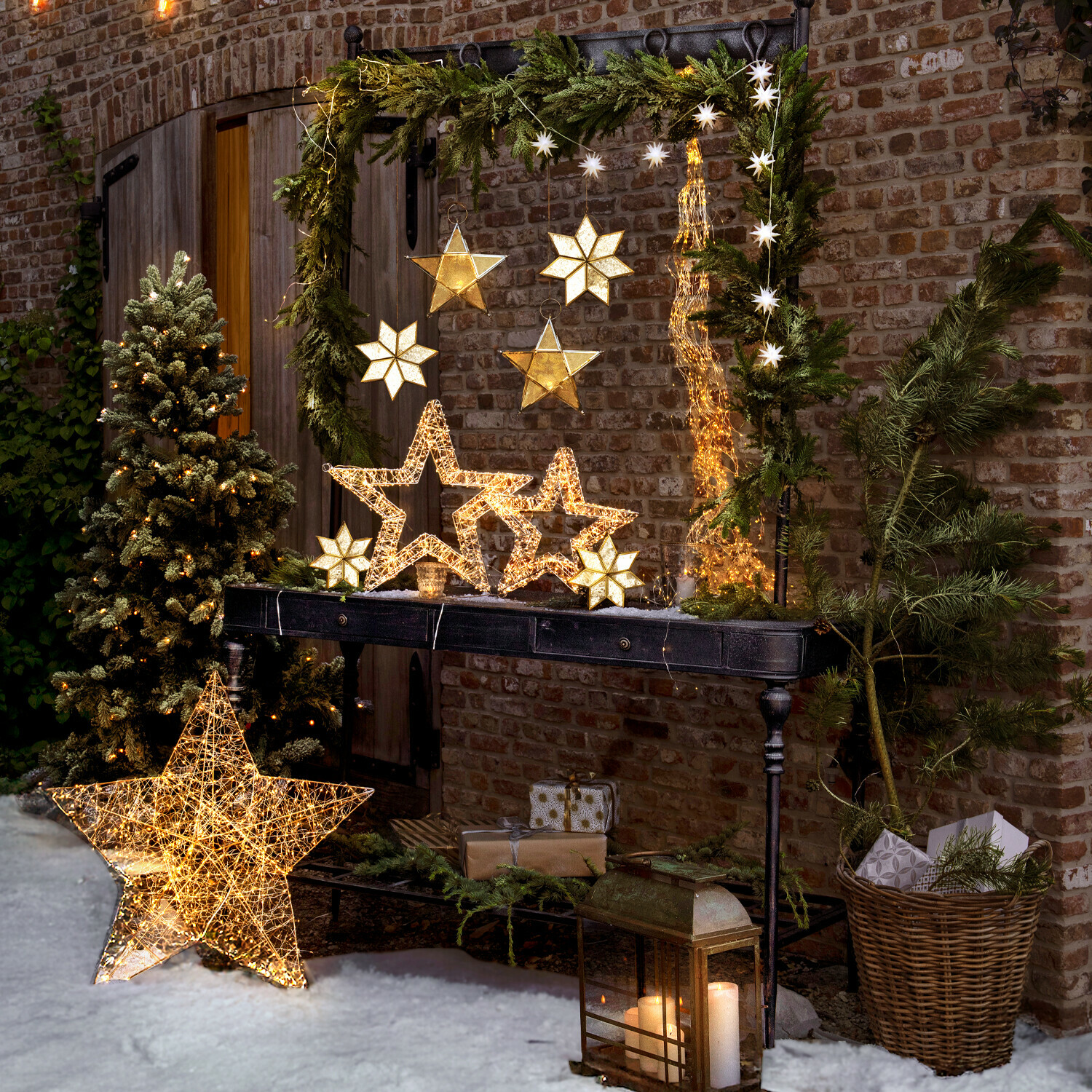 Coppia di stelle a LED Veralisse