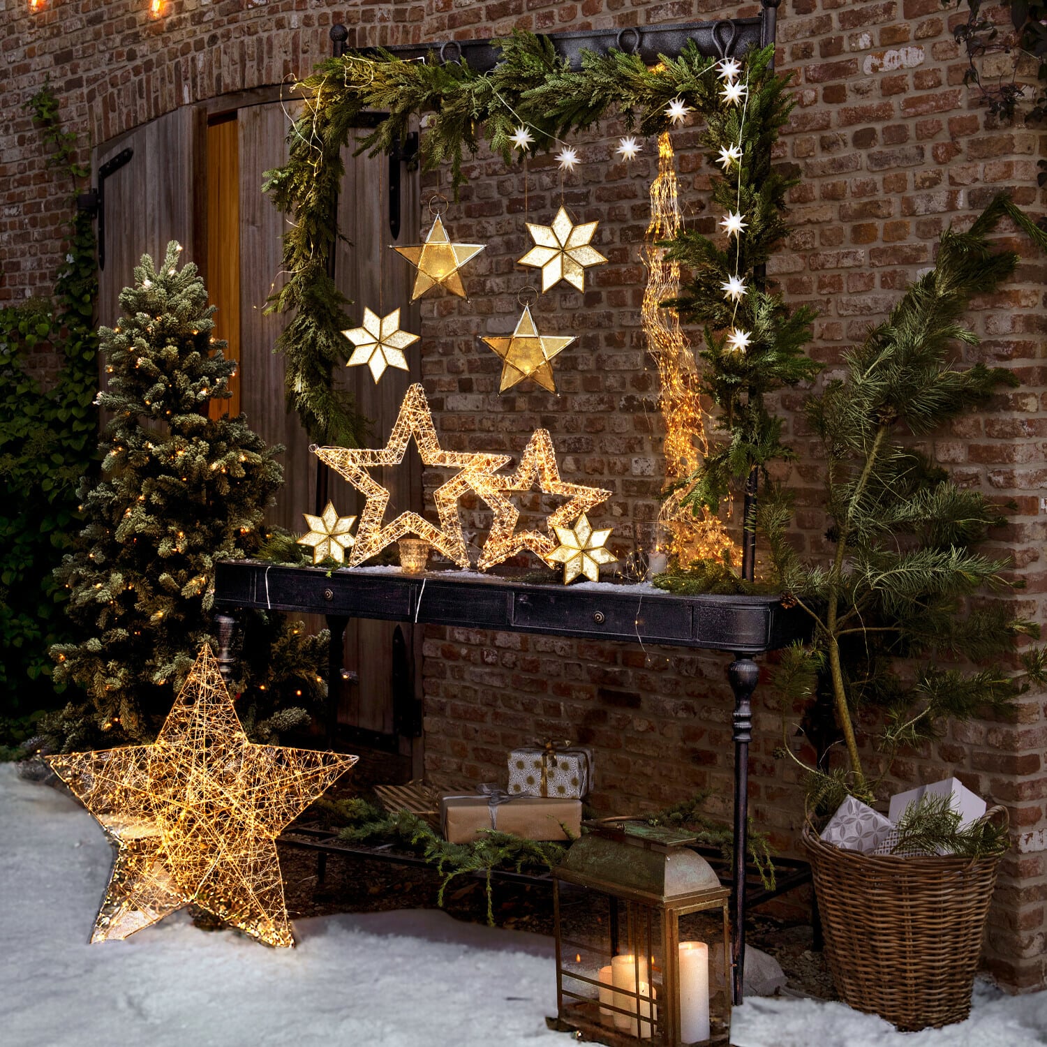 Coppia di stelle a LED Veralisse