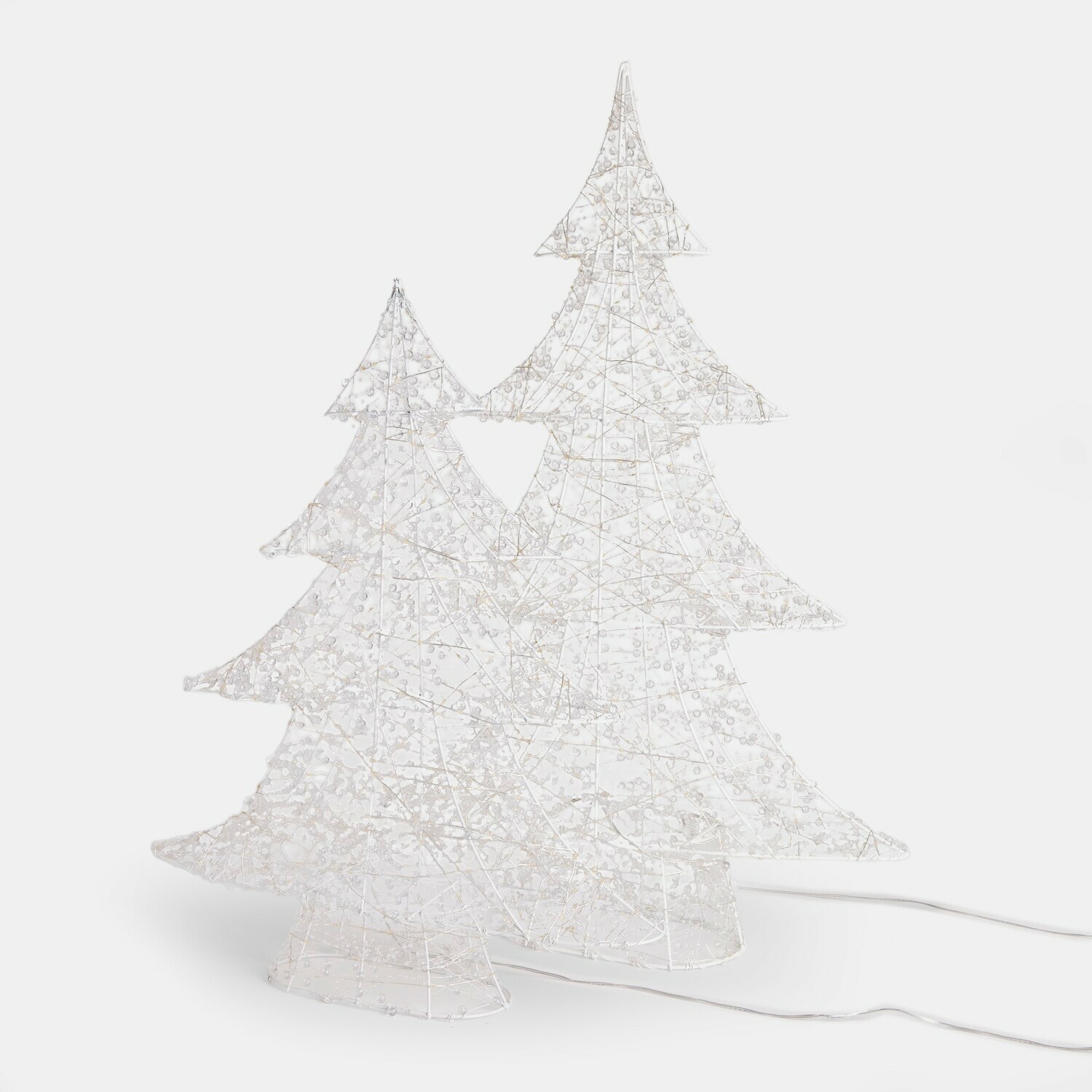 Coppia di alberelli a LED Aurenwyth