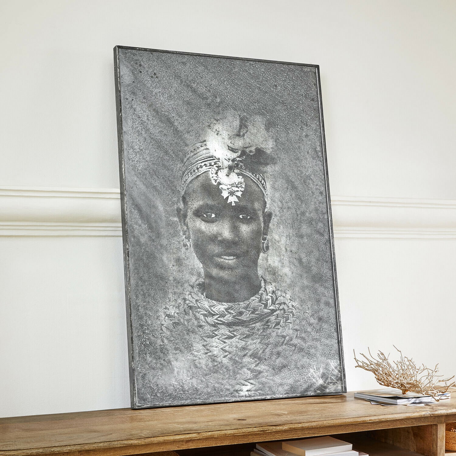 Specchio decorato Rashira