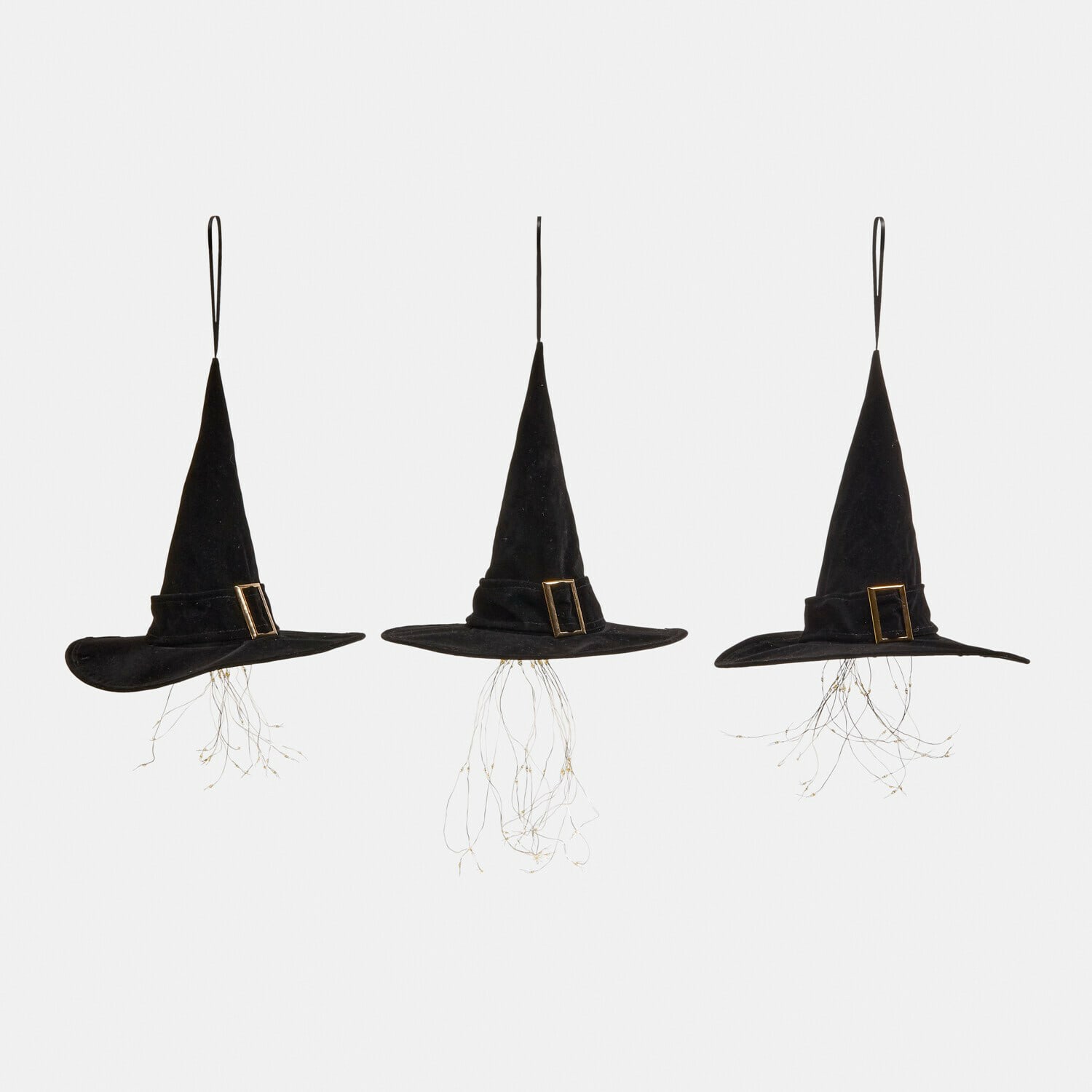 Set di 3 cappelli decorativi a LED Elarwyn