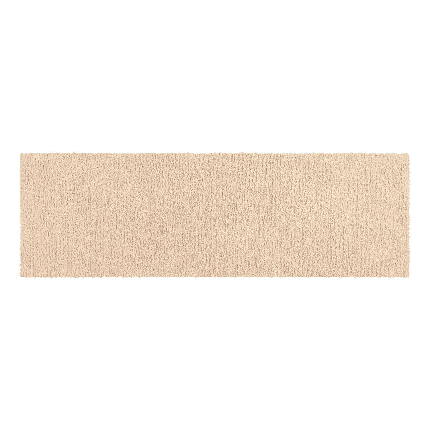 Passatoia Kaleema marrone chiaro con texture morbida, ideale per decorare e proteggere il pavimento