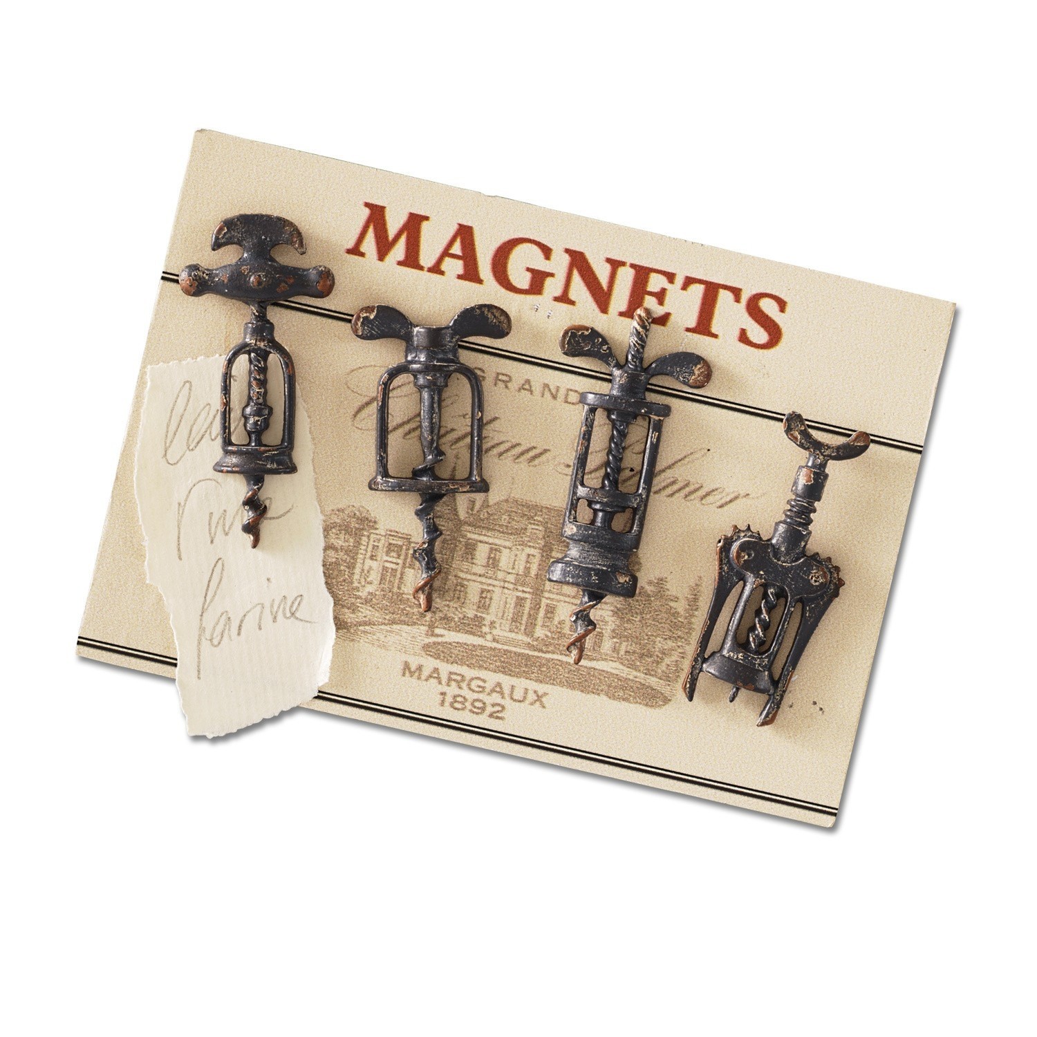 Set di 4 calamite Corkscrew