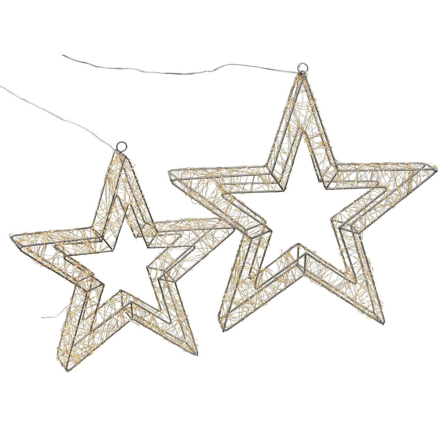 Coppia di stelle a LED Veralisse