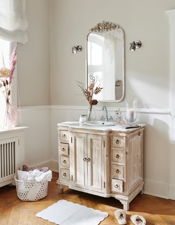 Bagno in stile country