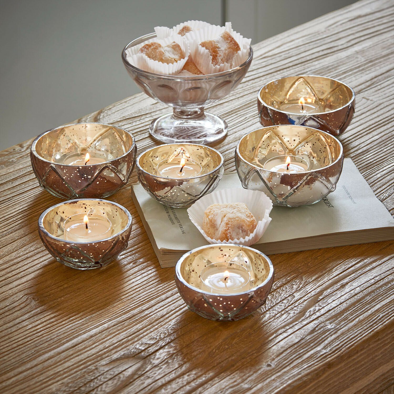 Set di 6 portalumini Amalinae