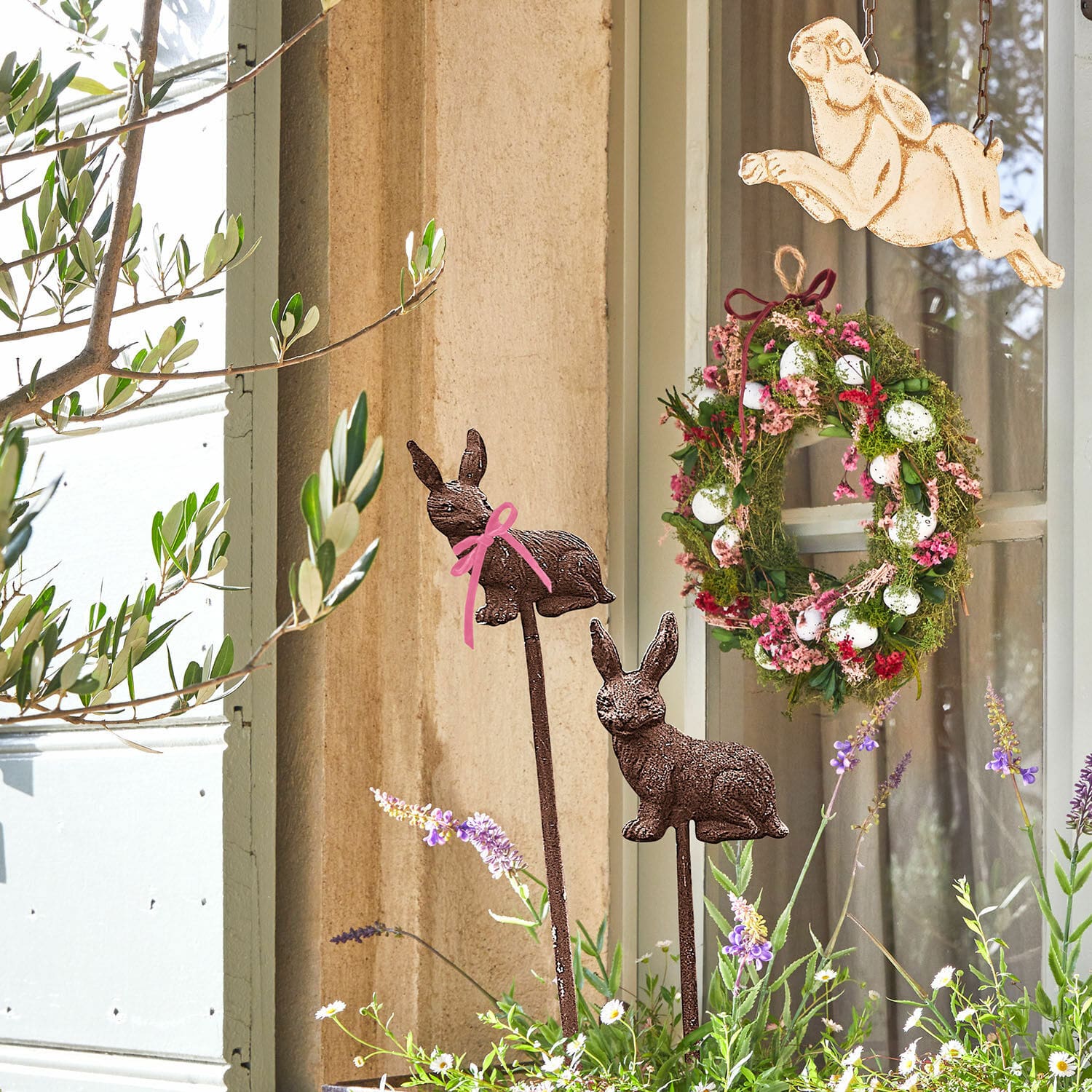 Coppia di aste da giardino Dariyah