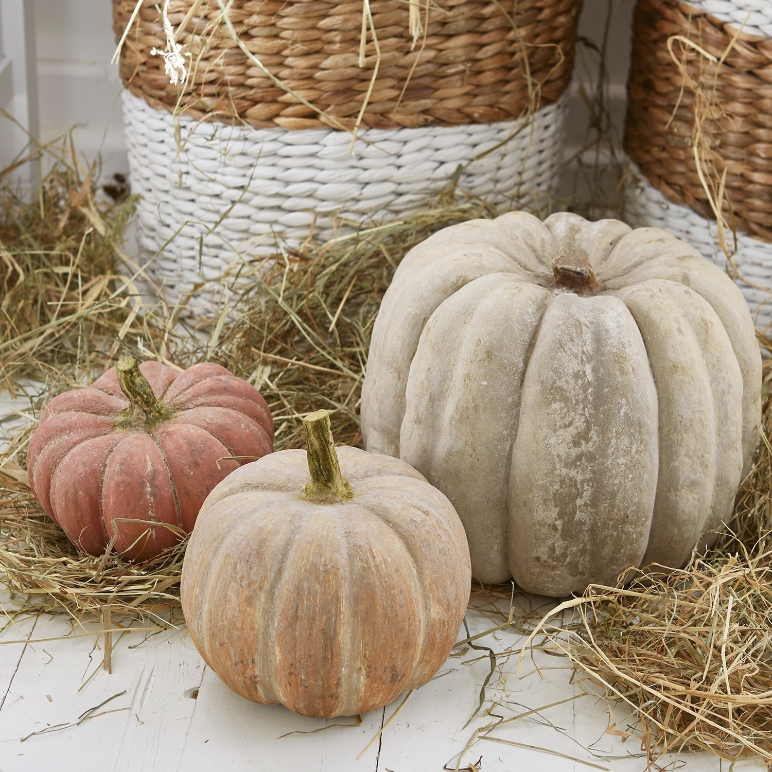 Set di 3 zucche decorative Pumpkin