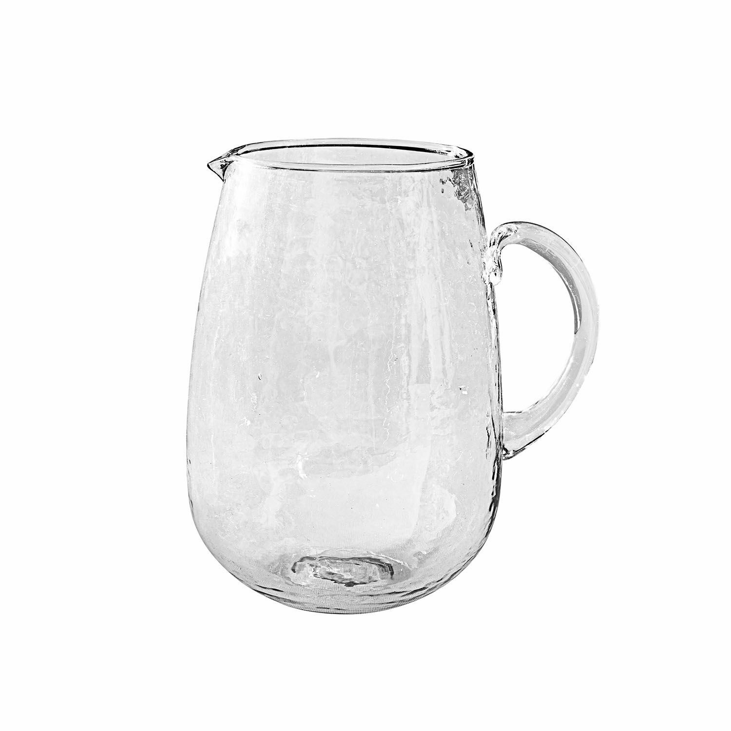 Caraffa Rezay Caraffa in vetro trasparente con manico e beccuccio per bevande, vetro chiaro