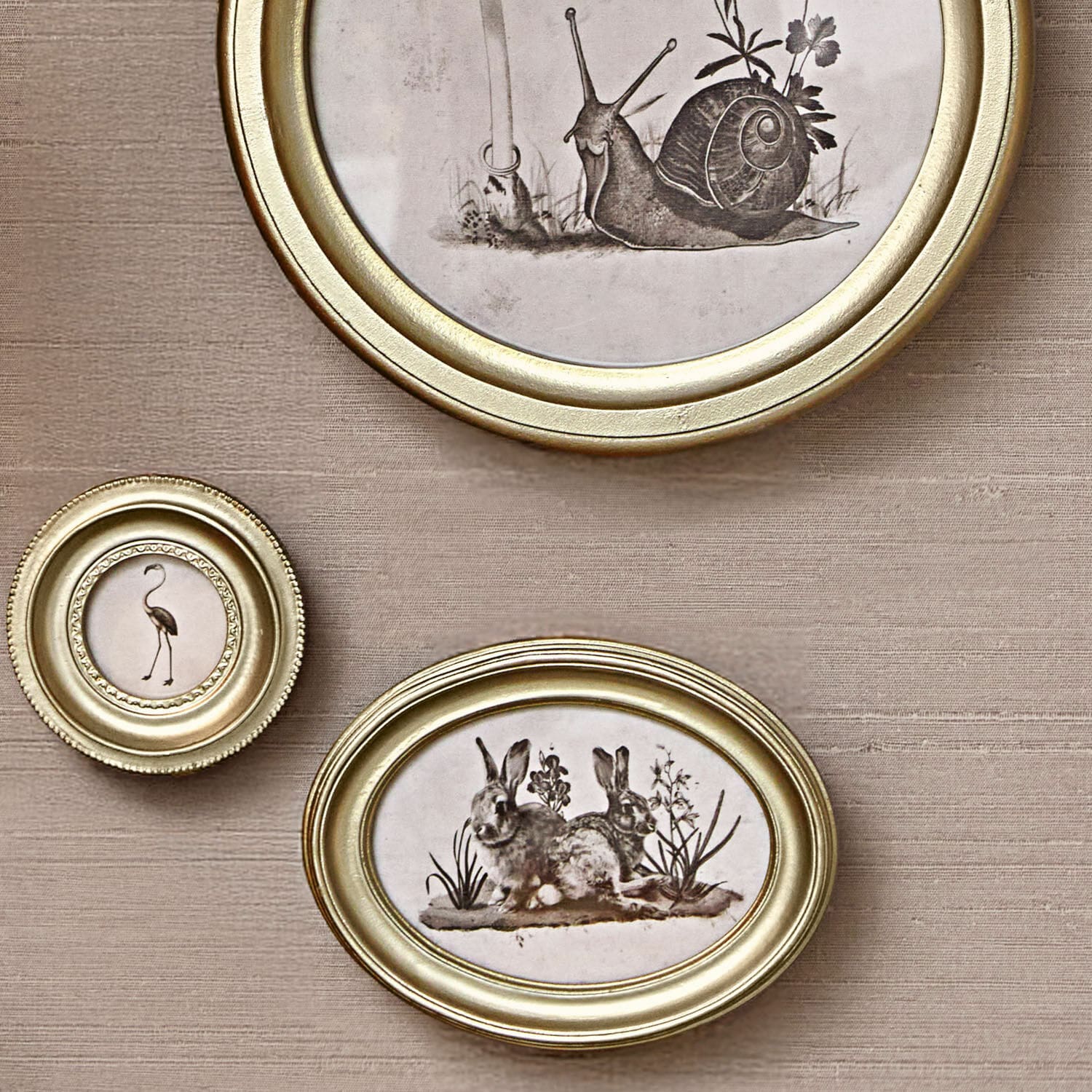 Set di 3 quadretti Atriana