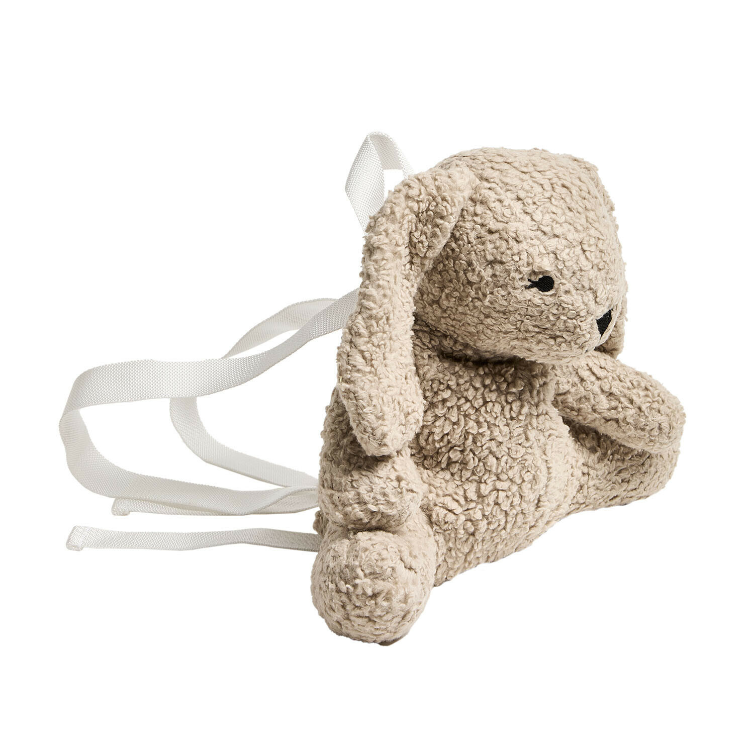 Zaino coniglietto Fluffernap Zaino per bambini a forma di coniglio di peluche beige morbido, perfetto per giocattoli