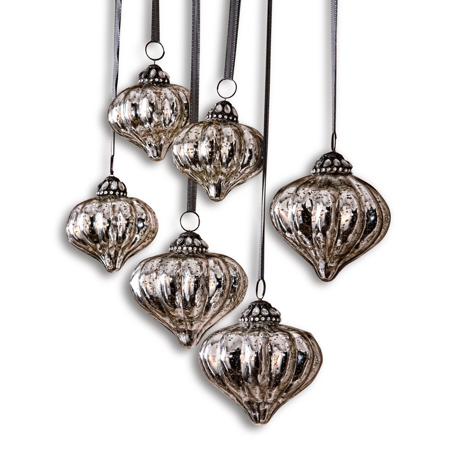 Set di 6 decorazioni natalizie Lauranne