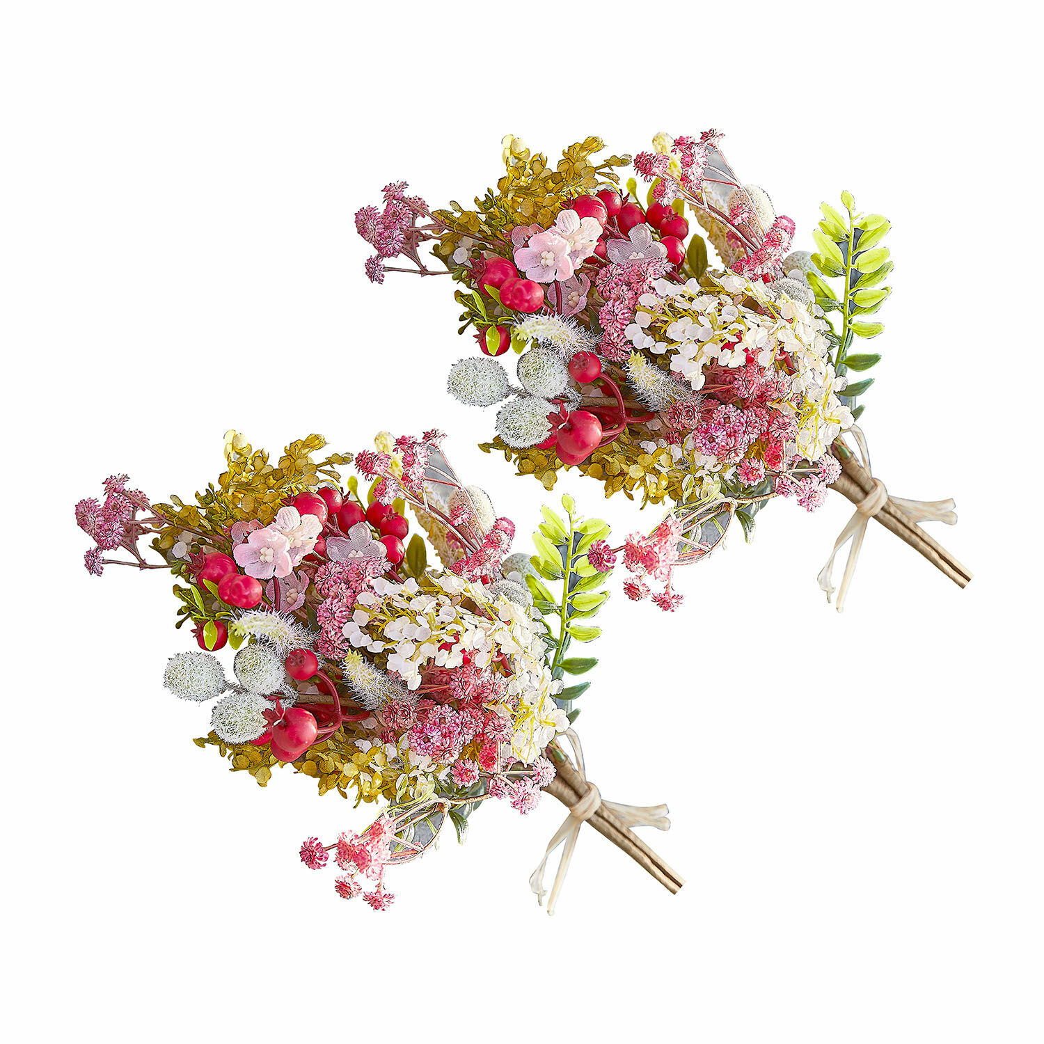 Coppia di mazzi di fiori decorativi Selivane