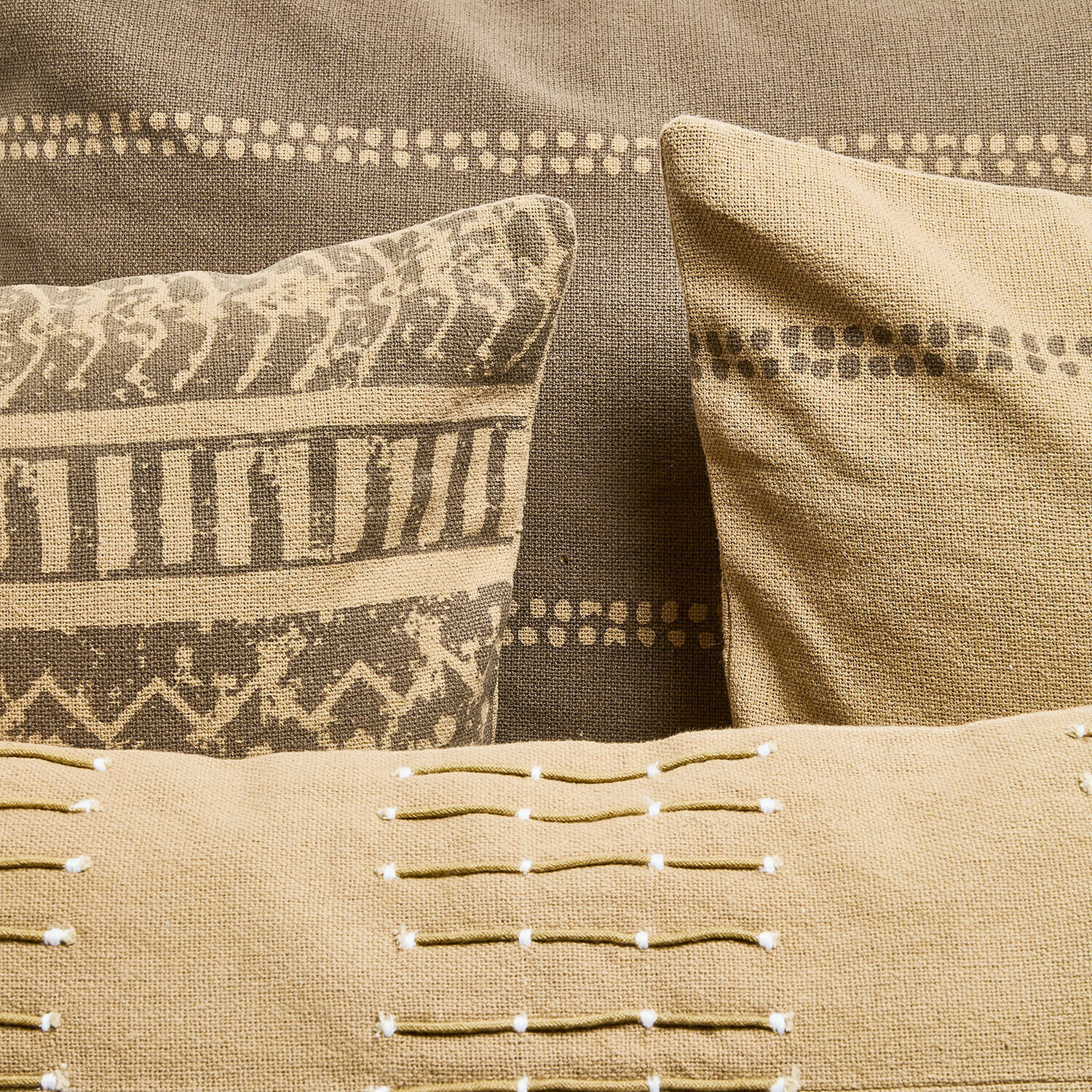 Set di 4 copricuscini Patti