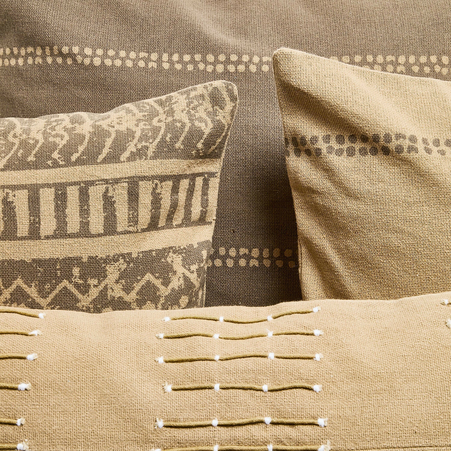 Set di 4 copricuscini Patti