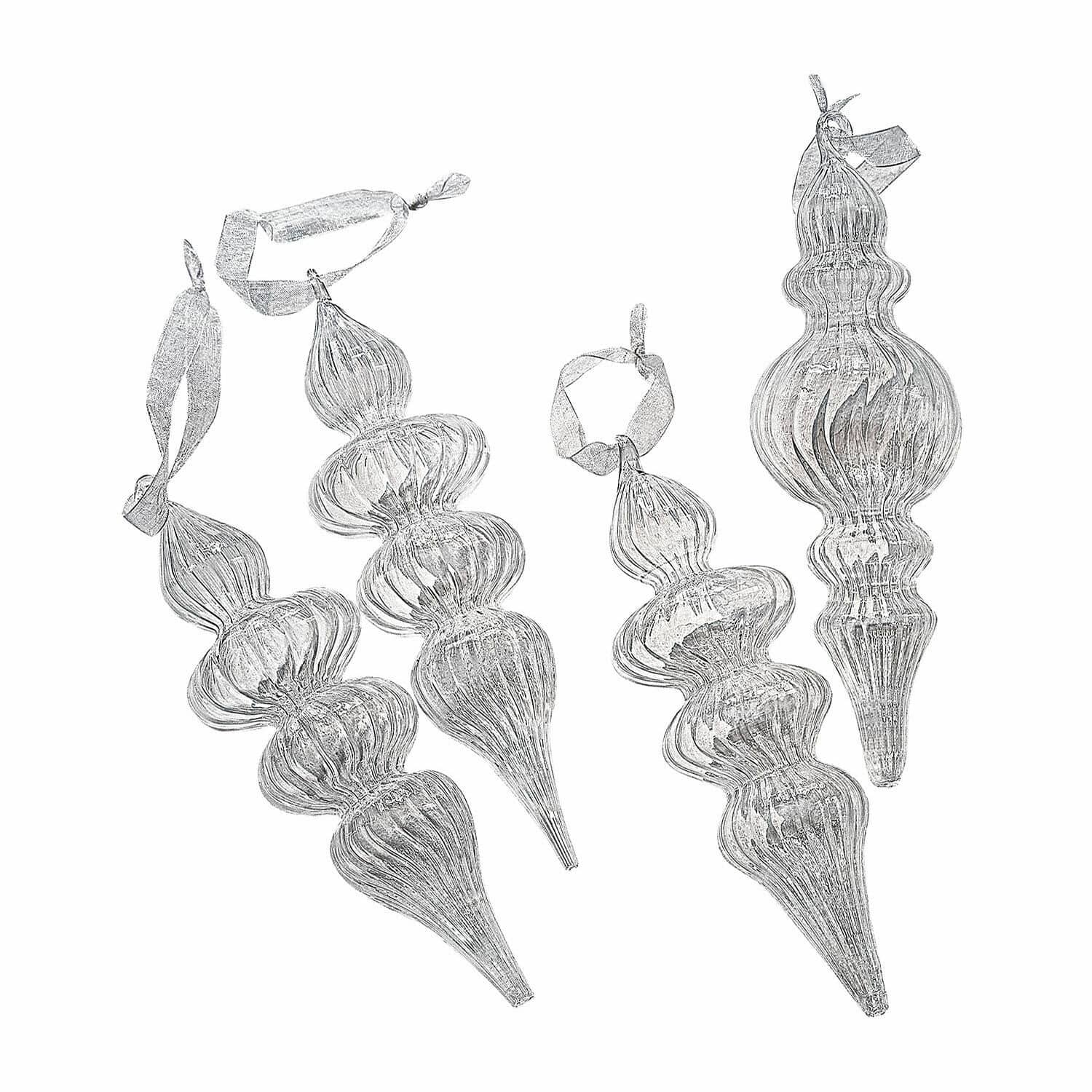 Set di 4 decorazioni natalizie Diorise