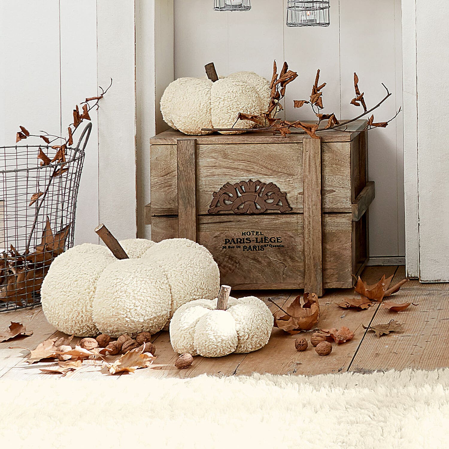Set di 3 zucche decorative Benjamin
