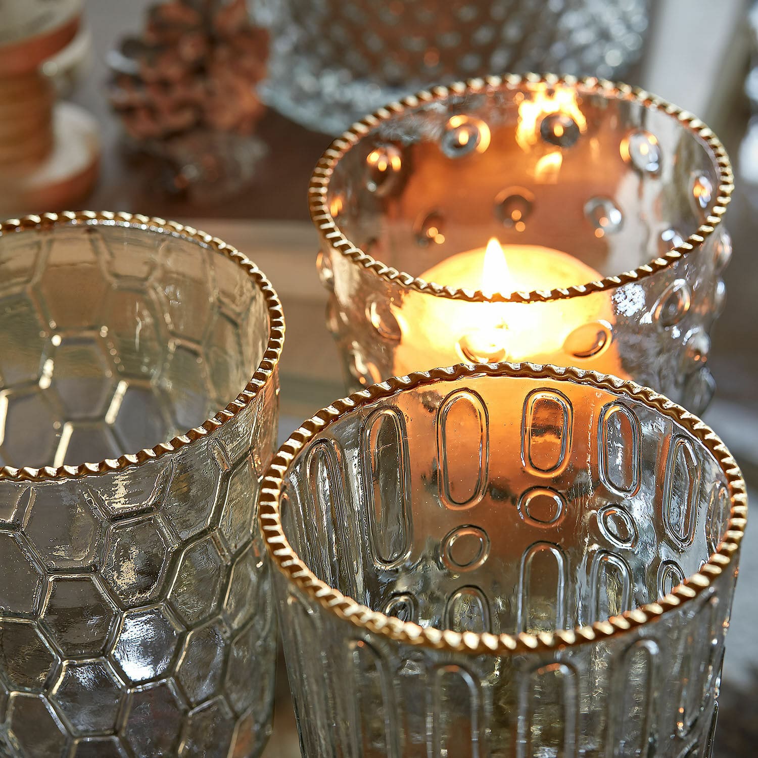 Set di 5 portalumini Rosienne
