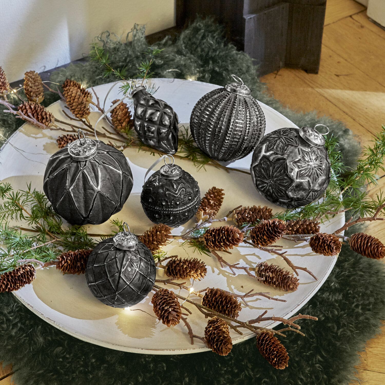 Set di 6 decorazioni natalizie Villeurs