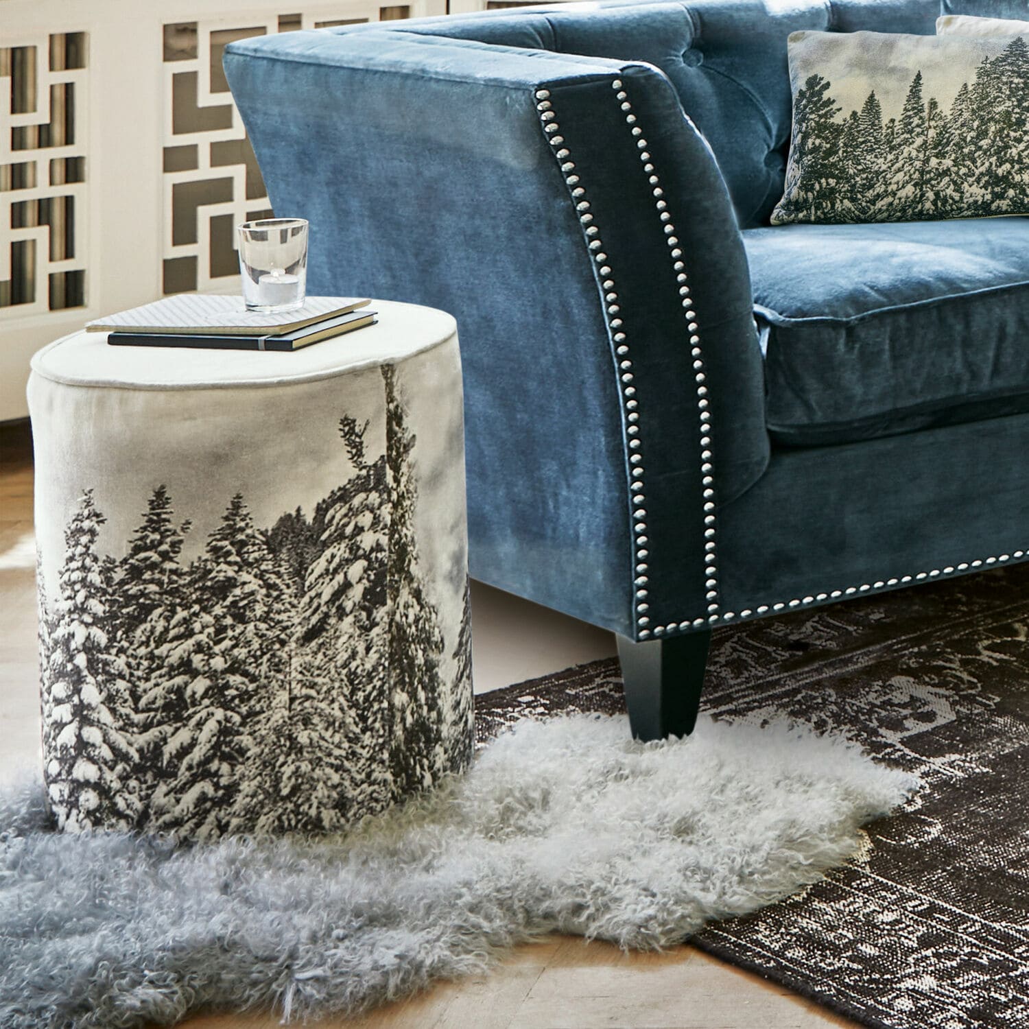 Pouf Silver Creek