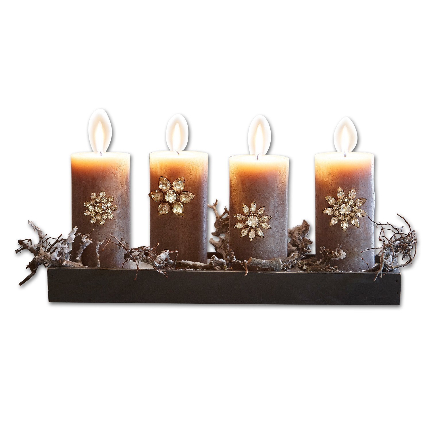 Spillette decorative, set da 4 pezzi Féron