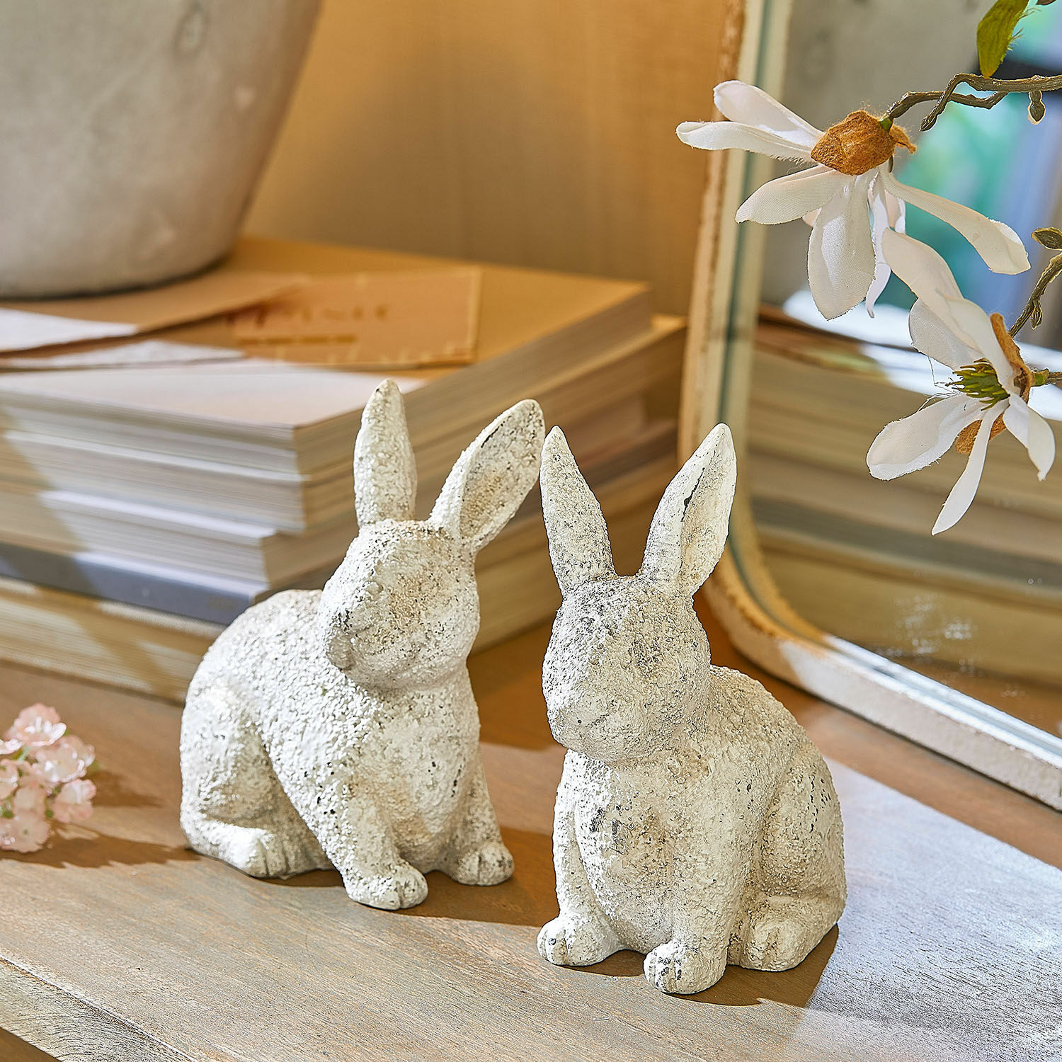 Coppia di coniglietti decorativi Samirah
