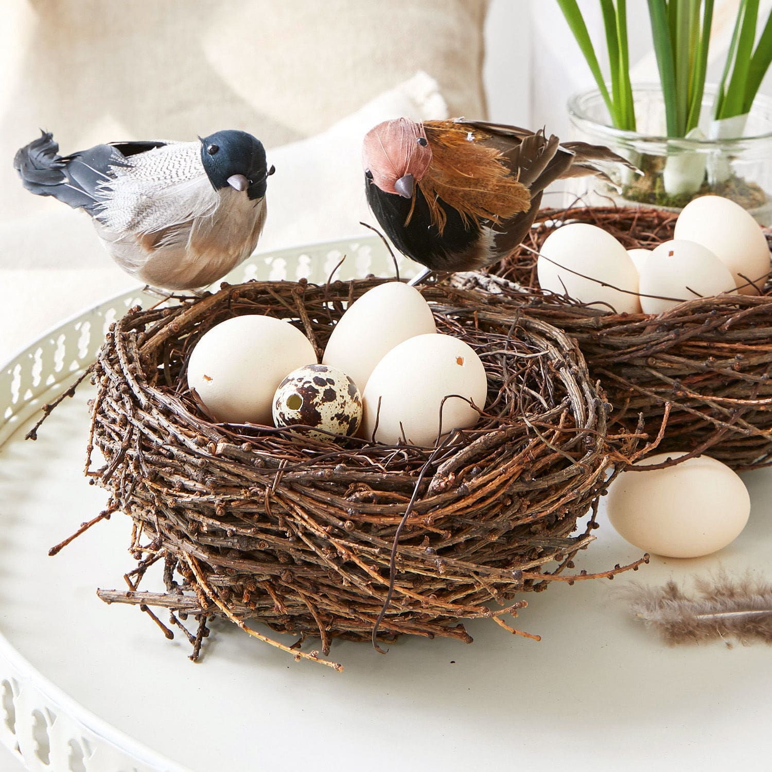 Coppia di nidi decorativi Libers