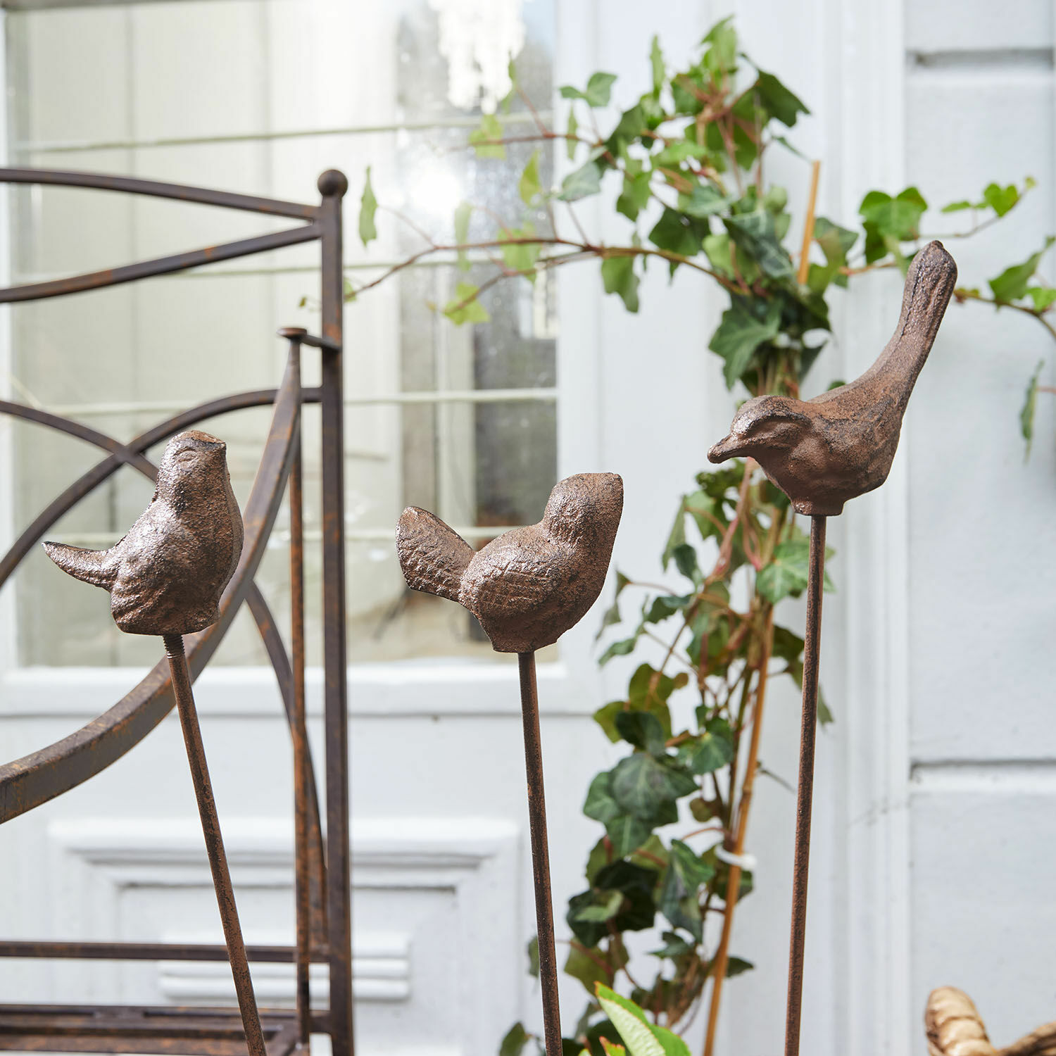 Set di 3 decorazioni da giardino con asta Laver
