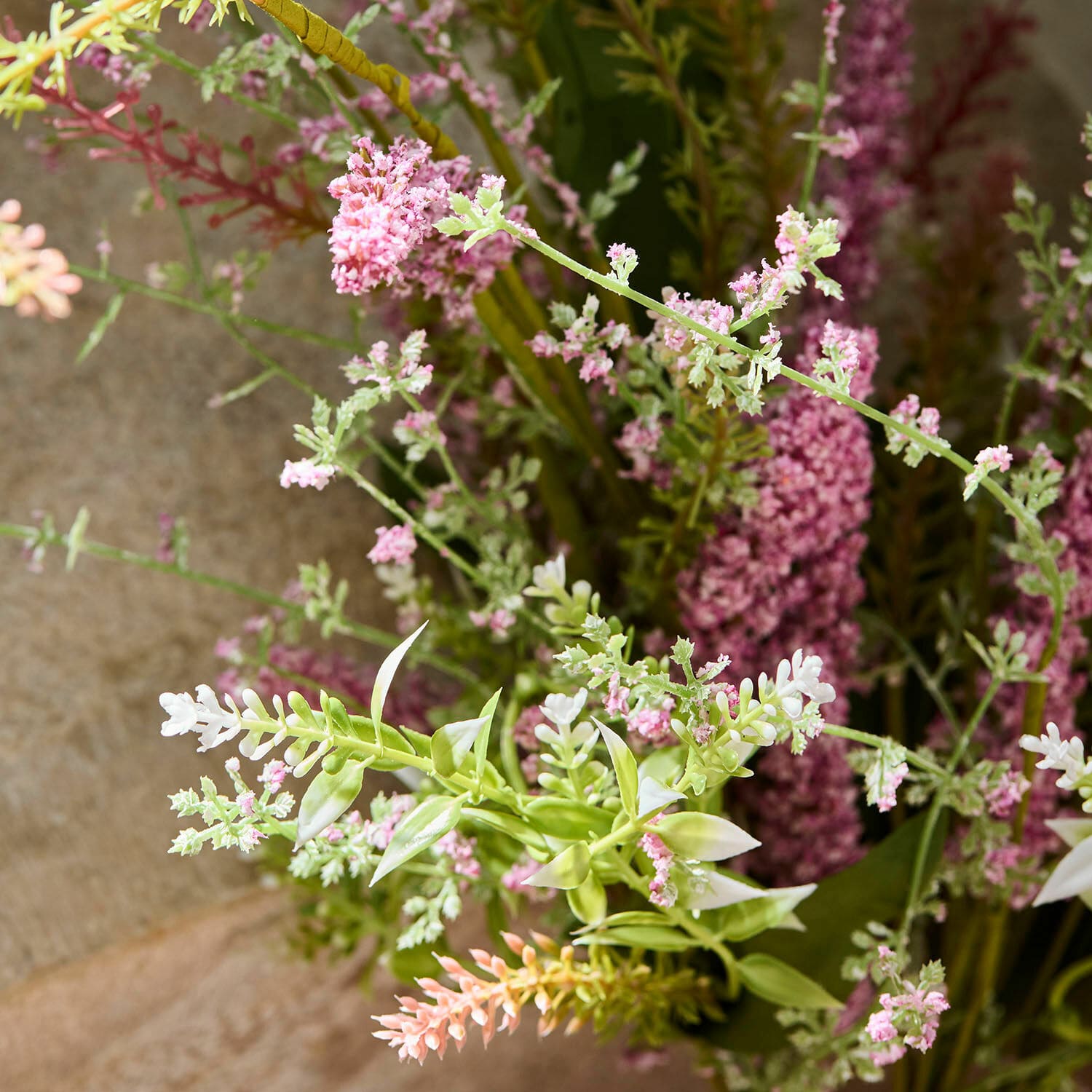 Coppia di mazzi di fiori decorativi Oiselette